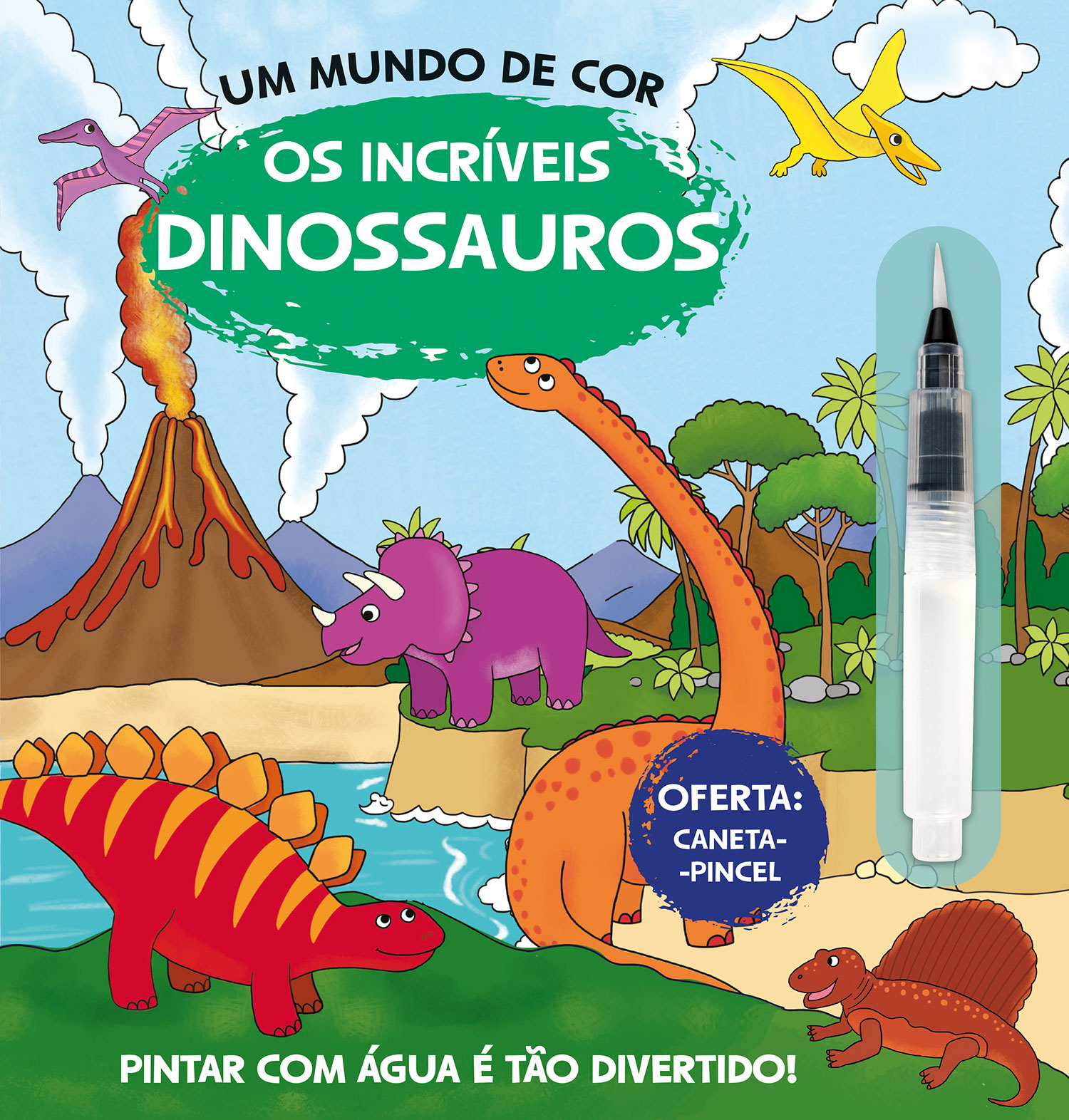 Comprar Livro para colorir com agua dinossauros de Diset-Goula